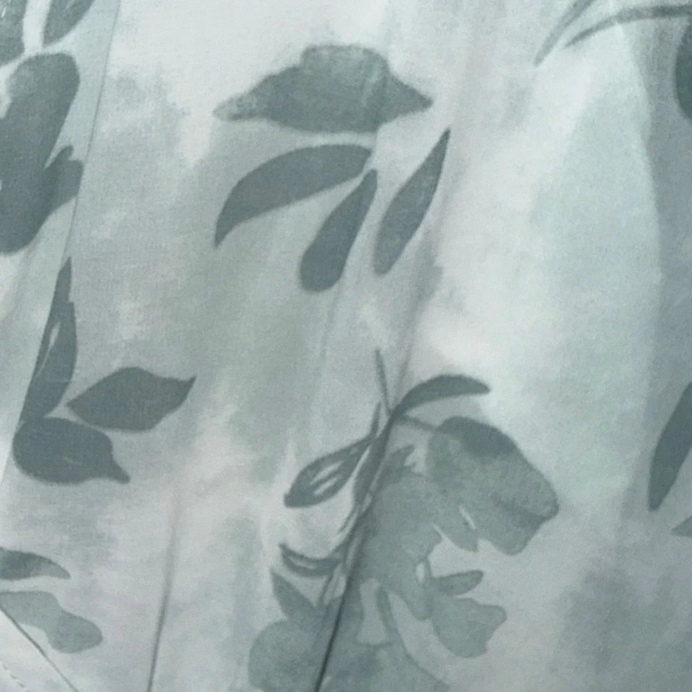 Baltic Born Katya Sage Floral Maxi Dress Wrap V-Neck Flutter Sleeve Green White - Picture 5 of 5